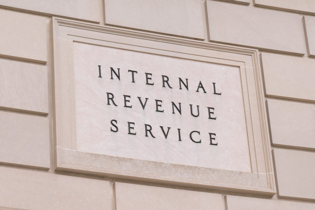 IRS sign