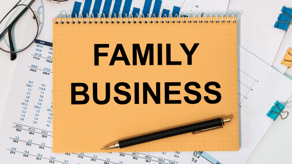 Family Business written on notepad